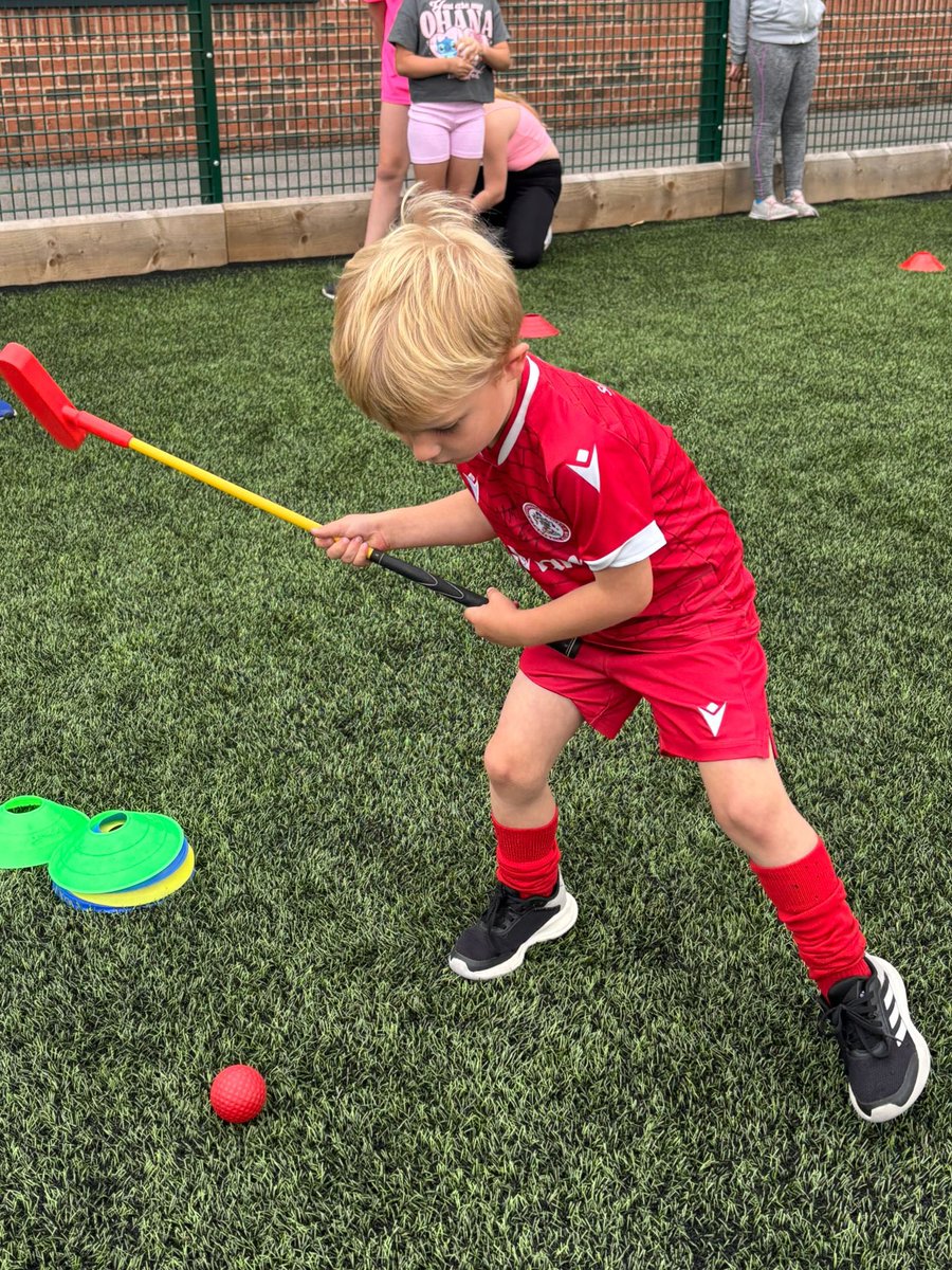 ASFCcommunity's tweet image. ⛳️Activity camp have been showing their competitive side today!
Our holiday camps are running for the full 6 weeks of the summer holidays so why not bring your child to join in the fun!
To book and for more information visit stanleytrust.co.uk