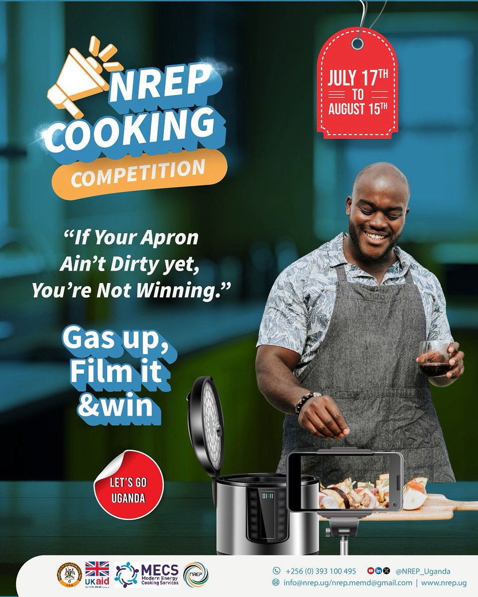 CapitalFMUganda's tweet image. Think You’ve Got Cooking Skills? It’s Time to SHOW OFF & WIN! 🔥
From Matooke to Kalo, beef to beans. If you’ve got a signature dish, now’s your moment to shine!
No matter what clean energy you cook with — gas, electric, or other.
🎥 Capture it on video
📲 Share it online
🎥…
