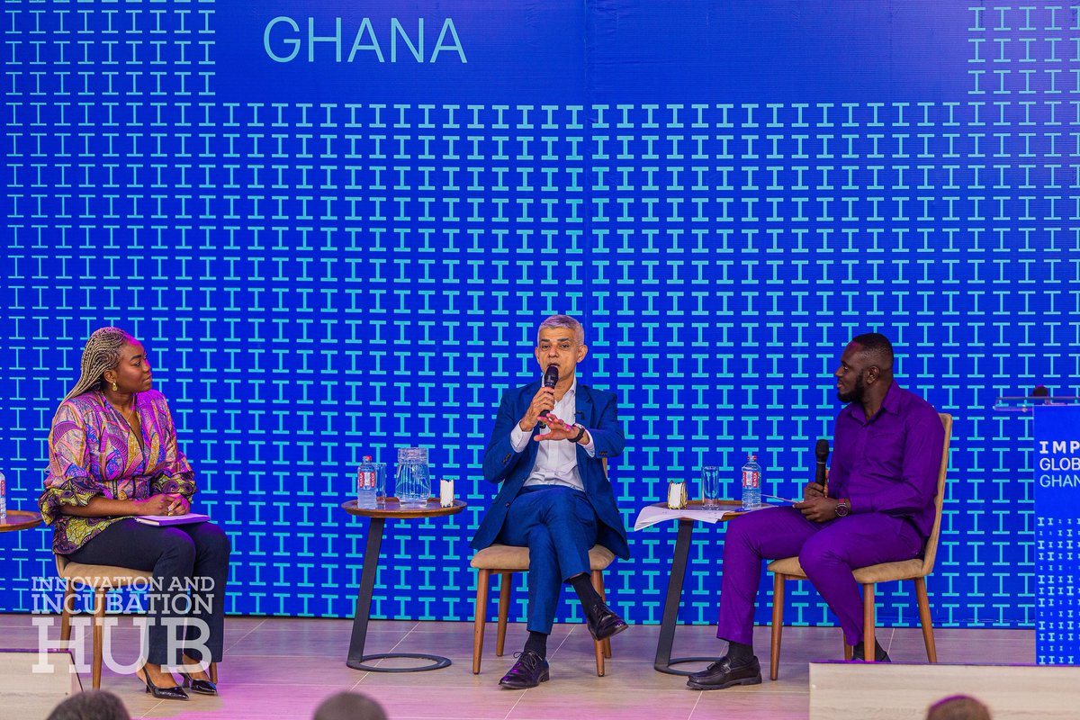UgbsNest's tweet image. The University of Ghana welcomed the Mayor of London, Sadiq Khan, at a landmark Imperial Global event!
UGBS NEST incubates like Up Crafts, Fihankra Comtech & more showcased innovations driving global impact.
#Innovation #Entrepreneurship #UGBSNest #UG