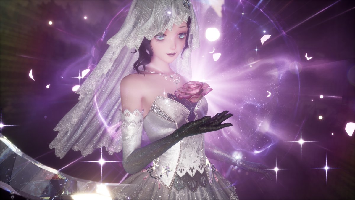 kjaano's tweet image. She fell in silk, the bells went still,
a promise broken on the hill.
He wept, and where his tears had bled,
a rose arose where love had fled.
Her soul brushed petals, soft and red
and death forgot she once was dead.
#InfinityNikki #infinitynikkitwt #ใคใณใใฃใใใฃใใญ