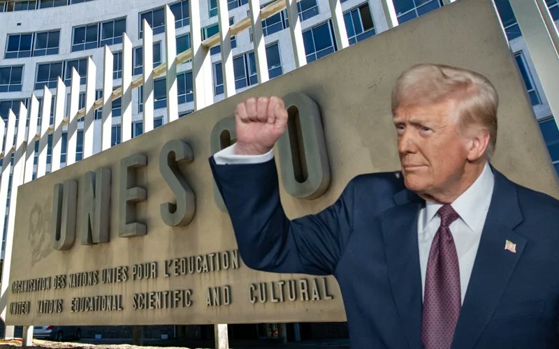 LDJuive's tweet image. UNESCO: retrait US, victoire diplomatique pour Israël liguedefensejuive.com/unesco-retrait…