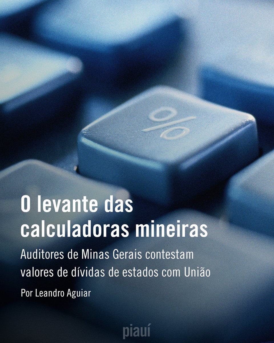 revistapiaui's tweet image. "Nós (o estado de MG) devíamos 14,8 bilhões de reais em 1998. De lá pra cá, pagamos 48 bilhões de reais. E, hoje, diz-se que devemos 168 bilhões."
Leia: piaui.co/456GIzL