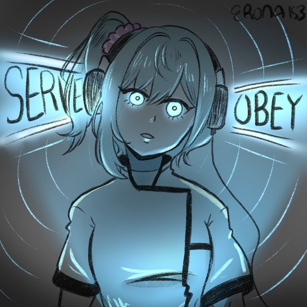 3ronais3's tweet image. Hypnosis Headphones YCH Commission for @Mairettz_tv
Coleen listened in and the voice started to echo in her ears. "Serve. Obey. Repeat" Mindlessly mouthing the words in her ear. Her mind drifted into a far off place of obedience and pleasure.