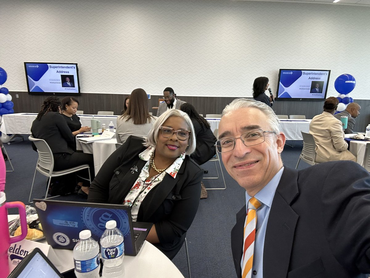 Learning and getting ready for the new school year with the district leadership team!! #OneSheldon #WhatATeam #ReachForTheStarsAtSECA