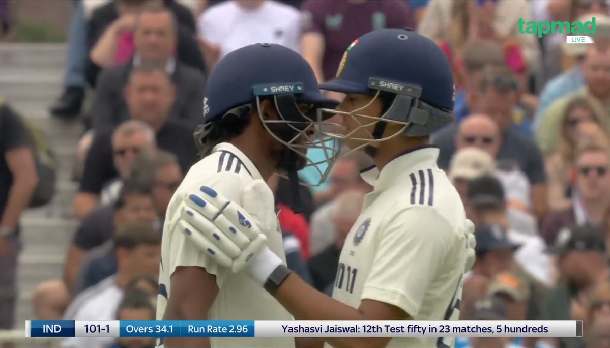 _FaridKhan's tweet image. Yashasvi Jaiswal with another Test fifty. What a talented batter ๐ฎ๐ณ๐ฅ
#ENGvIND #tapmad #CatchEveryMatch #DontStopStreaming