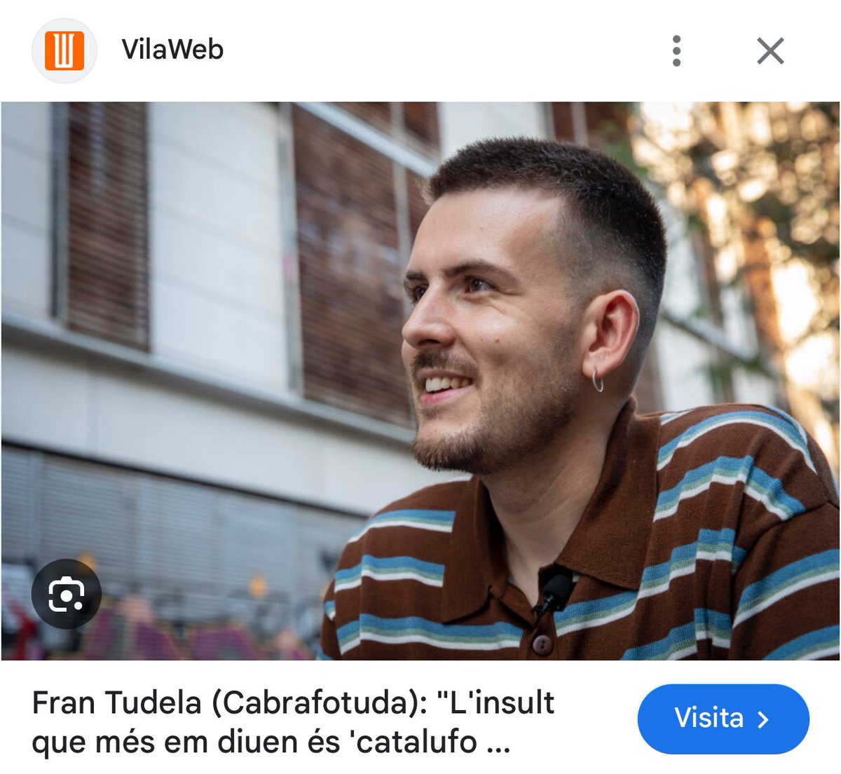 cabrafotuda's tweet image. Ei, que al VilaWeb m’han fet una entrevista molt íntima, on conte coses que mai no havia dit en públic 👀 i on parlem de política i el panorama actual al PPCC i especialment al PV👇🏻
vilaweb.cat/noticies/entre…