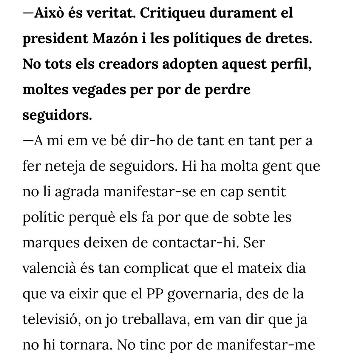 cabrafotuda's tweet image. Ei, que al VilaWeb m’han fet una entrevista molt íntima, on conte coses que mai no havia dit en públic 👀 i on parlem de política i el panorama actual al PPCC i especialment al PV👇🏻
vilaweb.cat/noticies/entre…