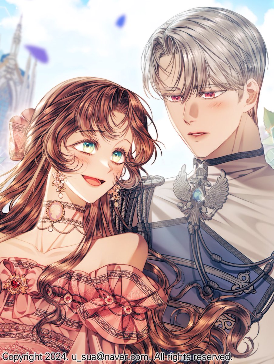 Uuu_sua's tweet image. 웹툰 작업들 사이에 일러스트…!
그리면서 즐거웠습니다 🌸💙