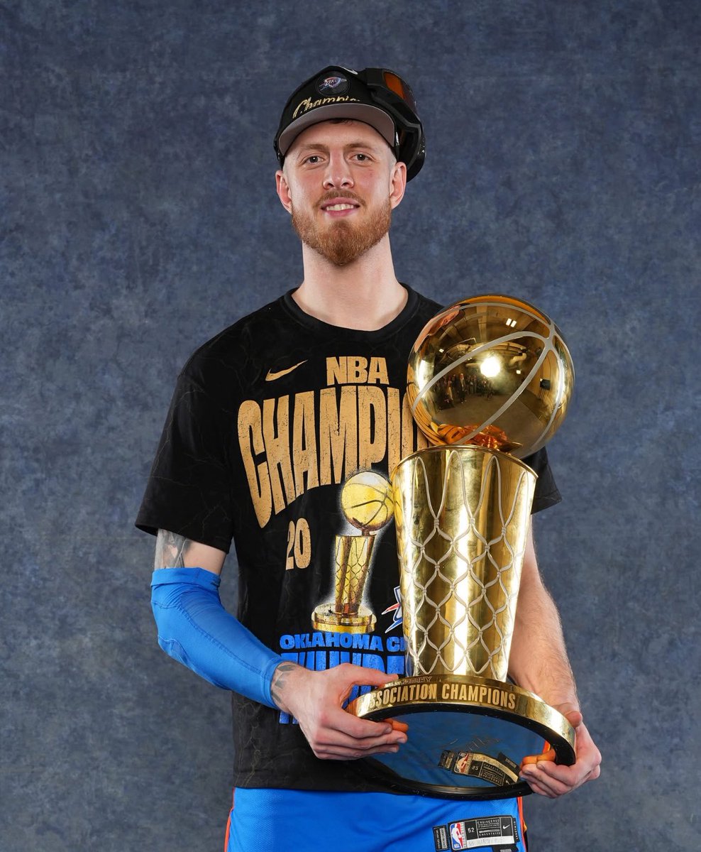 davidfholt's tweet image. ISAIAH HARTENSTEIN is one of 18 Thunder players who collectively won for OKC our first NBA Championship. All 18 will live forever in our city’s history & in our hearts. In recognition of this historic accomplishment, I hereby proclaim that today is ISAIAH HARTENSTEIN DAY in OKC!