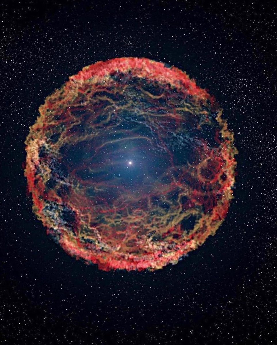 ShiningScience's tweet image. “SN 1993J” a supernova explosion in progress captured by the Hubble ST.