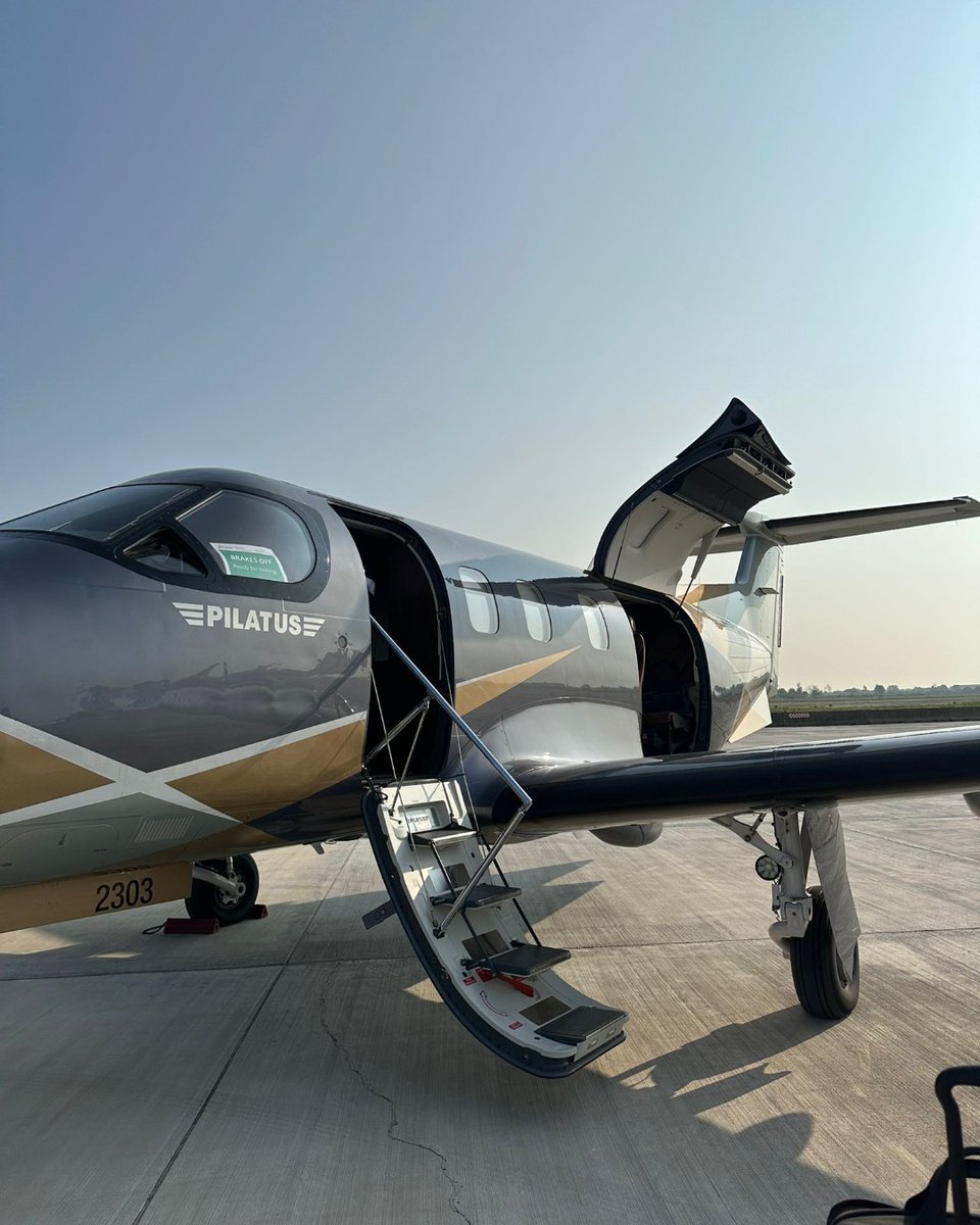 This Pilatus PC-12 whisked three passengers from Italy to Germany for a motorsports event at the renowned Hockenheimring racing circuit. Aurora from ACS Milan thought of every detail when arranging the charter, adding a box of luxury chocolates in the cabin as a special touch. At