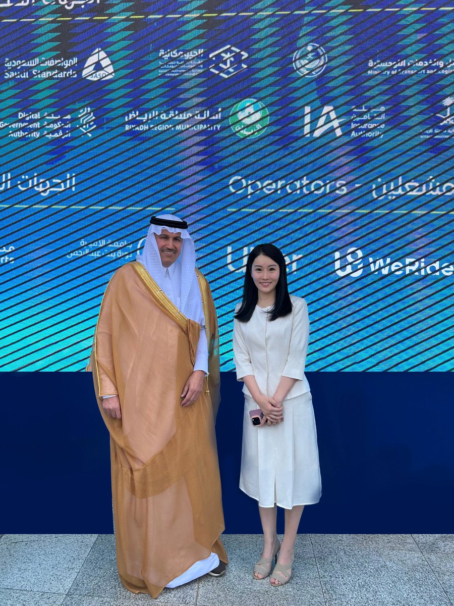 WeRide_ai's tweet image. 🇸🇦🚖 WeRide has launched the first and only Robotaxi pilot in Saudi Arabia, in partnership with @Saudi_TGA, @Uber, and @AiDriver_ksa! The pilot is live in Riyadh, covering King Khalid International Airport and several key core areas in Riyadh, including major highways and…