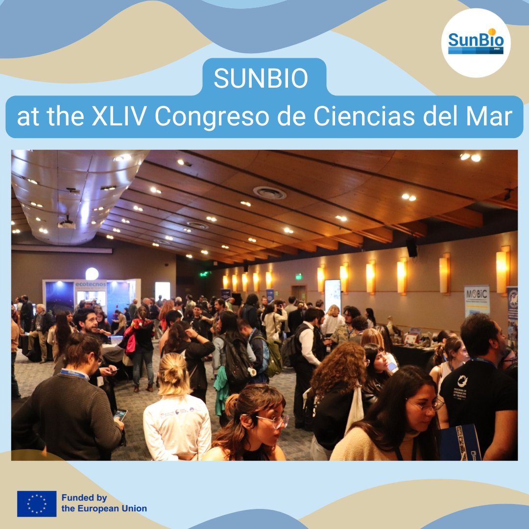 🔔On May 29, 2025, #SUNBIO was presented at the XLIV Congreso de Ciencias del Mar in 📌Chile from our coordinator Jacopo Aguzzi <a href="/ICMCSIC/">ICM-CSIC</a>!

More👉bit.ly/44XkQGM

 #BlueGrowth #MarineScience #HorizonEu #ClimateResilience #CINEA #Sustainability #MissionOcean <a href="/CORDIS_EU/">EU Research Results</a>