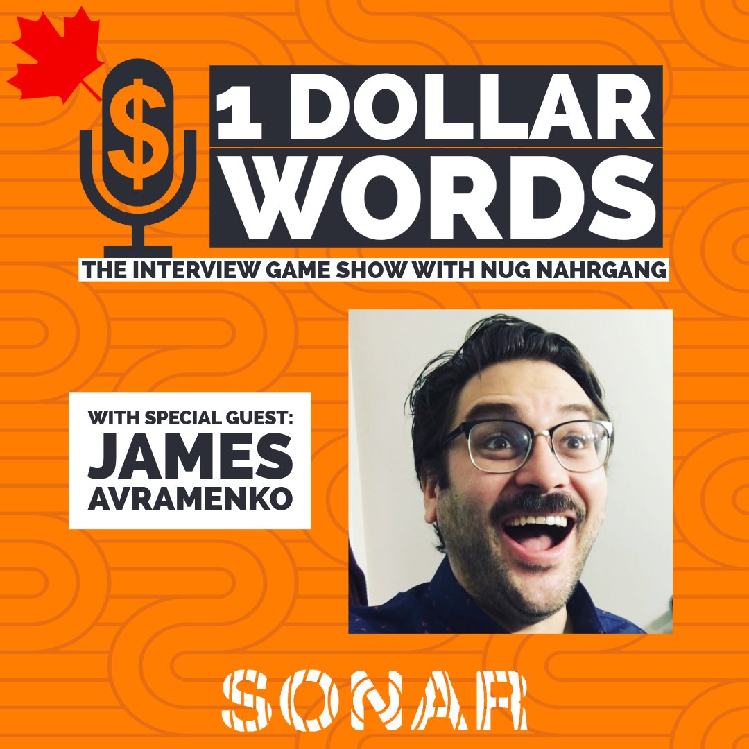 Nug Nahrgang (@nugnahrgang) on Twitter photo The latest episode of One Dollar Words is here - and our guest/contestant is podcaster multidisciplinary artist James Avramenko!! Subscribe and listen wherever you get your podcasts! Brought to you by <a href="/thesonarnetwork/">The Sonar Podcast Network 🎙</a>
thesonarnetwork.com/one-dollar-wor… The latest episode of One Dollar Words is here - and our guest/contestant is podcaster multidisciplinary artist James Avramenko!! Subscribe and listen wherever you get your podcasts! Brought to you by <a href="/thesonarnetwork/">The Sonar Podcast Network 🎙</a>
thesonarnetwork.com/one-dollar-wor…