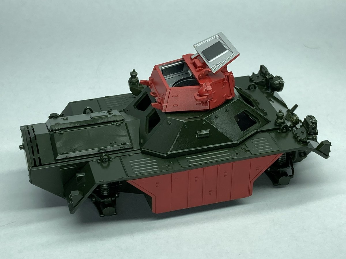 AdamWatkinson1's tweet image. I think I have dragged this to at least being Ferret-ish or Ferret-y if such parlance exists. Feels like it’s been longer than about 10 days but it hasn’t…a few more bits to add and some decals, wheels and a dulling down too…🤔