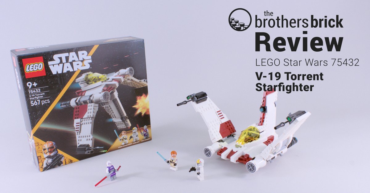 LegoDarthVader's tweet image. LEGO Star Wars 75432 V-19 Torrent Starfighter: Republic repeat [Review] ift.tt/y7YuBR4
