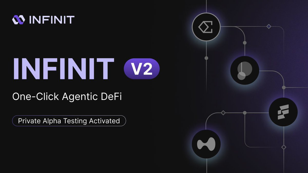 INFINIT Labs' One-Click Agentic DeFi empowers users to execute sophisticated DeFi tasks with a single click, leveraging AI agents to streamline operations behind the scenes.

Rather than navigating complex processes like swapping, bridging, or interacting with multiple dApps,