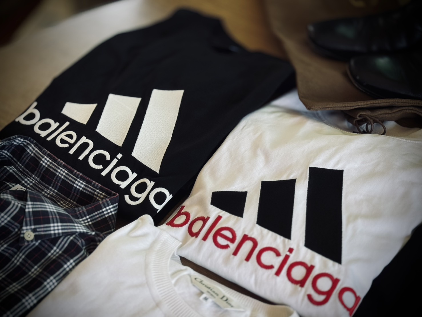 BALENCIAGA ゲームシャツ Balenciaga x Adidas Football Game Shirt バレンシアガ x