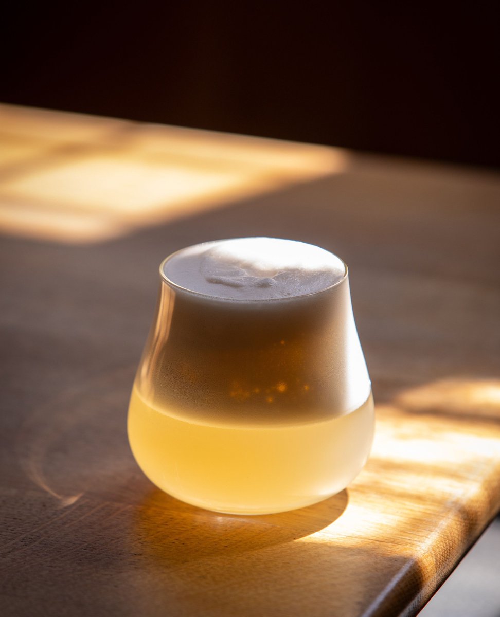 The Fino Colada

A light and refreshing twist on a classic, made with fino sherry as well as fig leaf syrup, mayweed rum, and sharp gooseberry juice—three ingredients from our Foraging &amp; Preservation team in Oldstead.
Now being served on our cocktail menu.