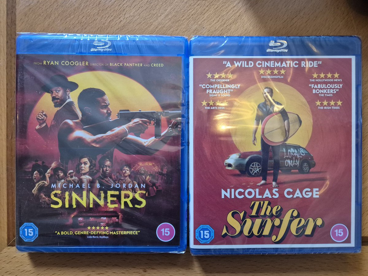CJMonahan77's tweet image. New blu day. Two of my favourites from this year.