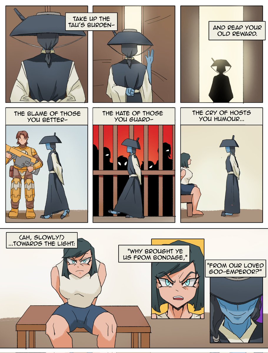 superfeyn's tweet image. Wip) Blue man's duty or something (hope it's okay to use that poem..)