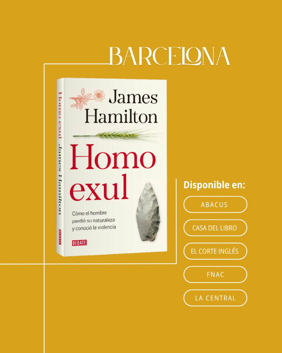Para mis amigas y amigos de Barcelona, les comparto algunas librerías donde está disponible Homo Exul. También pueden hacer su pedido online aquí 👉🏼shorturl.at/EYyNl