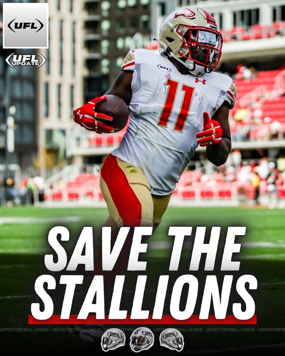 For the past 4 years the Stallions have become a staple of Birmingham culture, won 3 championships, and generated the HIGHEST TV RATINGS in the entire league…and now the UFL wants to get rid of them.

But- it’s not too late. 

Spread the news- #savethestallions