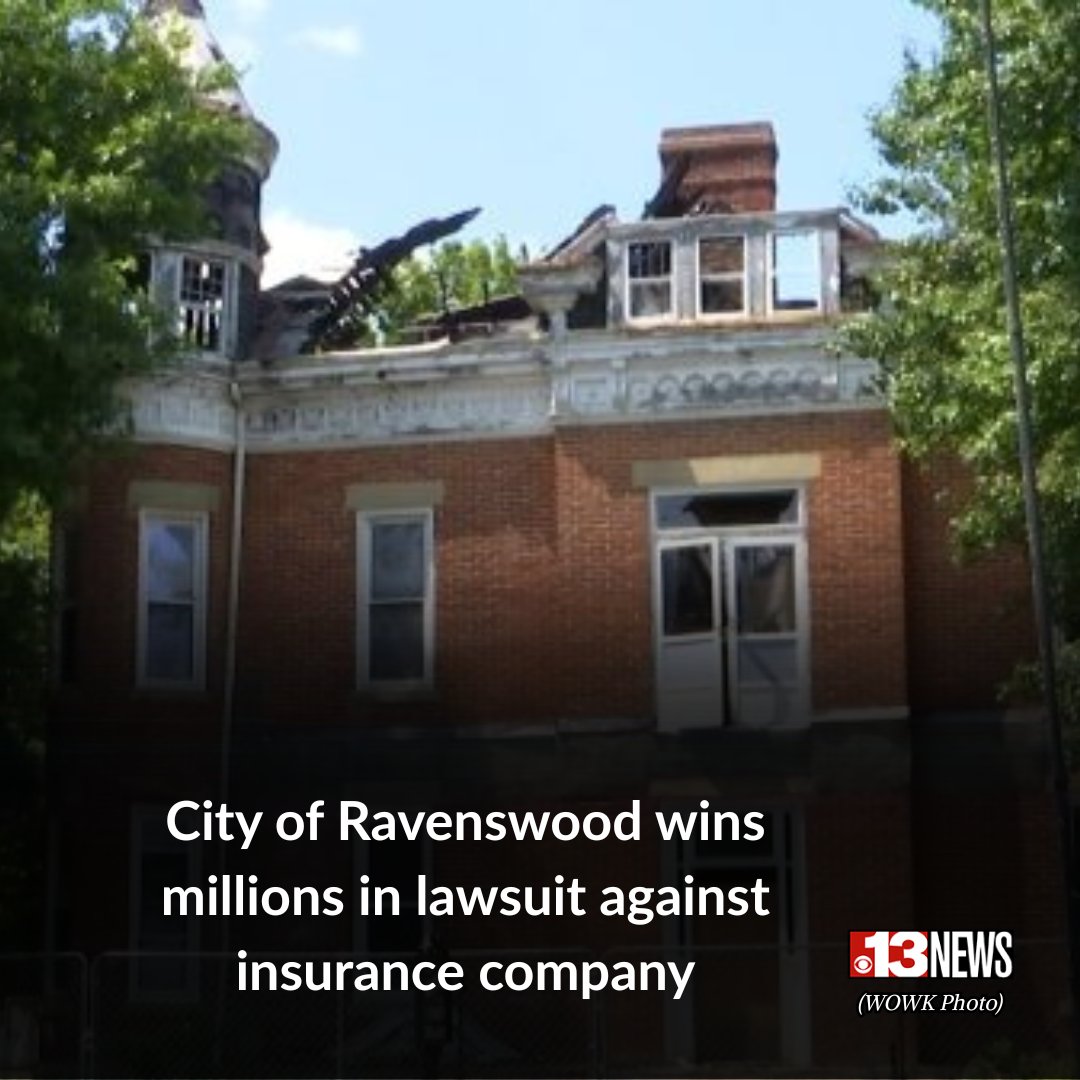 WOWK13News's tweet image. A long legal battle with the American Zurich Insurance Company ended with a massive payout for the city of Ravenswood.
wowktv.com/news/west-virg…