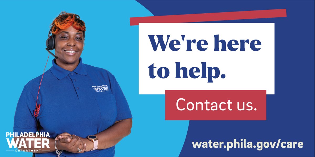 PhillyH2O's tweet image. If you received a shutoff notice in the mail, don't wait - apply for help today! Get back on track with your water bill payments by calling us at 215-685-6300.