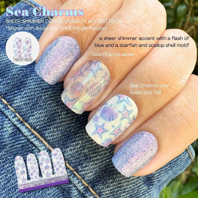 RockinSomeStrip's tweet photo. 💥Featured Favorites💥
All about Sea Charms -
🩷 Baby pink shimmer + soft blue sparkle
🌟 Starfish & scallop shell details = beach day vibes.
💅 On its own or layered over ur favorite shade for a custom look! 🤗
https://t.co/GCFysbb8Uk
#diynails #manitime #colorstreet #beachmani https://t.co/r00sNrndfx
