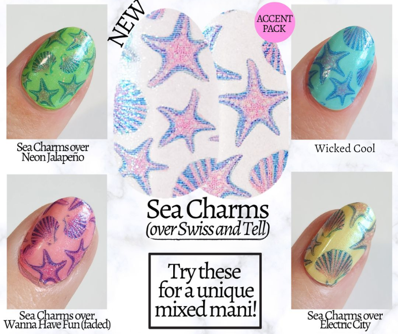 RockinSomeStrip's tweet photo. 💥Featured Favorites💥
All about Sea Charms -
🩷 Baby pink shimmer + soft blue sparkle
🌟 Starfish & scallop shell details = beach day vibes.
💅 On its own or layered over ur favorite shade for a custom look! 🤗
https://t.co/GCFysbb8Uk
#diynails #manitime #colorstreet #beachmani https://t.co/r00sNrndfx