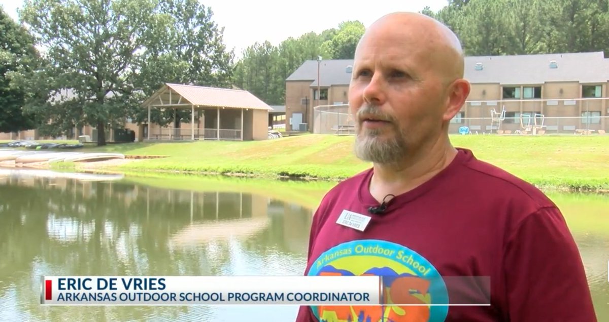 AginArk's tweet image. Shade and indoor activities are two of the ways @Arkansas4HCamps keep kids safe, says Eric De Vries.
De Vries spoke to @KARK4News' @NealeZeringue yesterday about staying safe in the extreme heat.
kark.com/news/local-new…