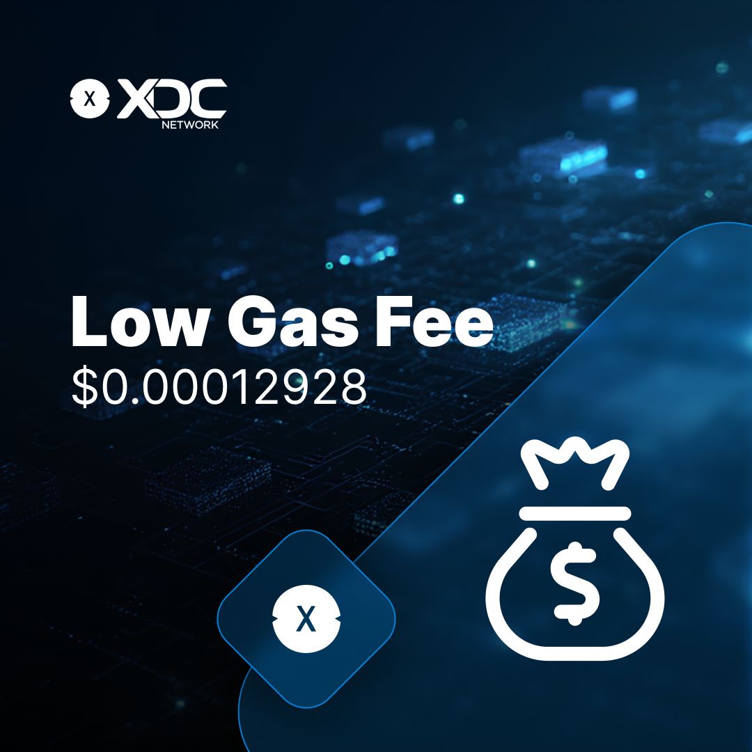 xdc_latam's tweet image. 💡 Escalar não pode custar caro.
A XDC Network opera com uma das menores taxas do mercado: US$ 0.0001 por transação.
Isso muda o jogo para aplicações DeFi, pagamentos B2B e tokenização de ativos reais.
Infraestrutura pronta para escalar, sem sangrar em gas fees.
Pegue seu…