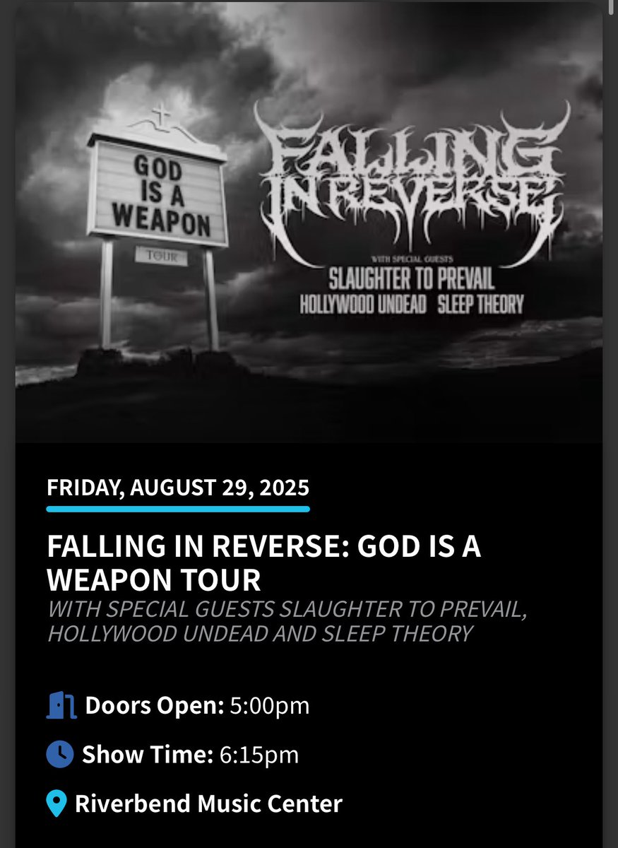 apaigee90's tweet image. It’s happening! 
I am readyyyy! 
Seeing Ronnie Radke part ✌🏻