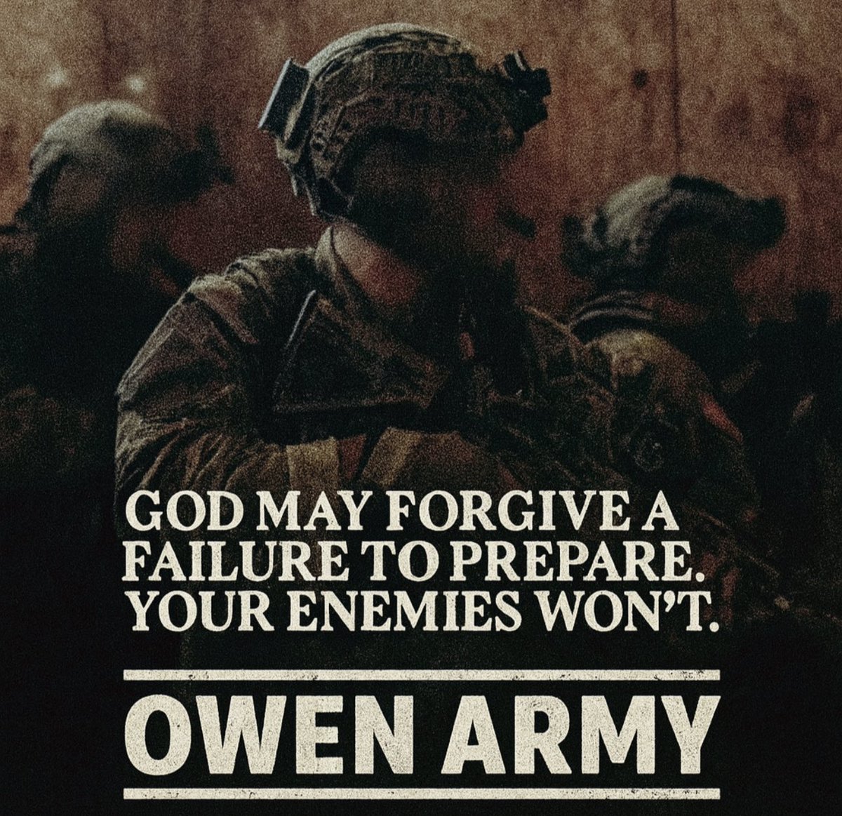 BlackRifle_Co's tweet image. We live in a world where hesitation gets people killed. Where failure to plan, train, and mobilize leaves your family, your neighborhood, your soul—exposed.
Owen Army isn’t some online tough guy club. It’s a movement.
We teach real skills—
•How to track and dismantle…