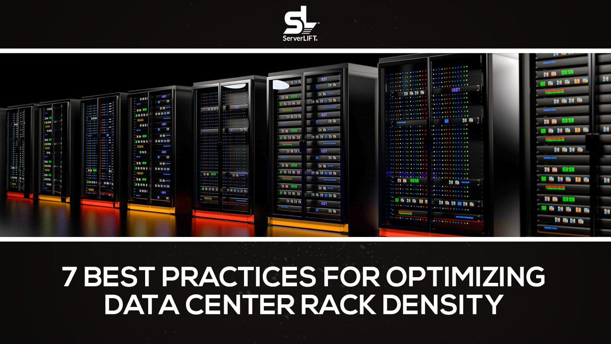 ServerLIFT's tweet image. One data center logistical challenge is putting more equipment into smaller spaces. When you’re striving for server rack density, keep these best practices in mind. 

bit.ly/4hN39y1 

#DataCenterRackDensityOptimization #Datacenter #RackDensityOptimization
