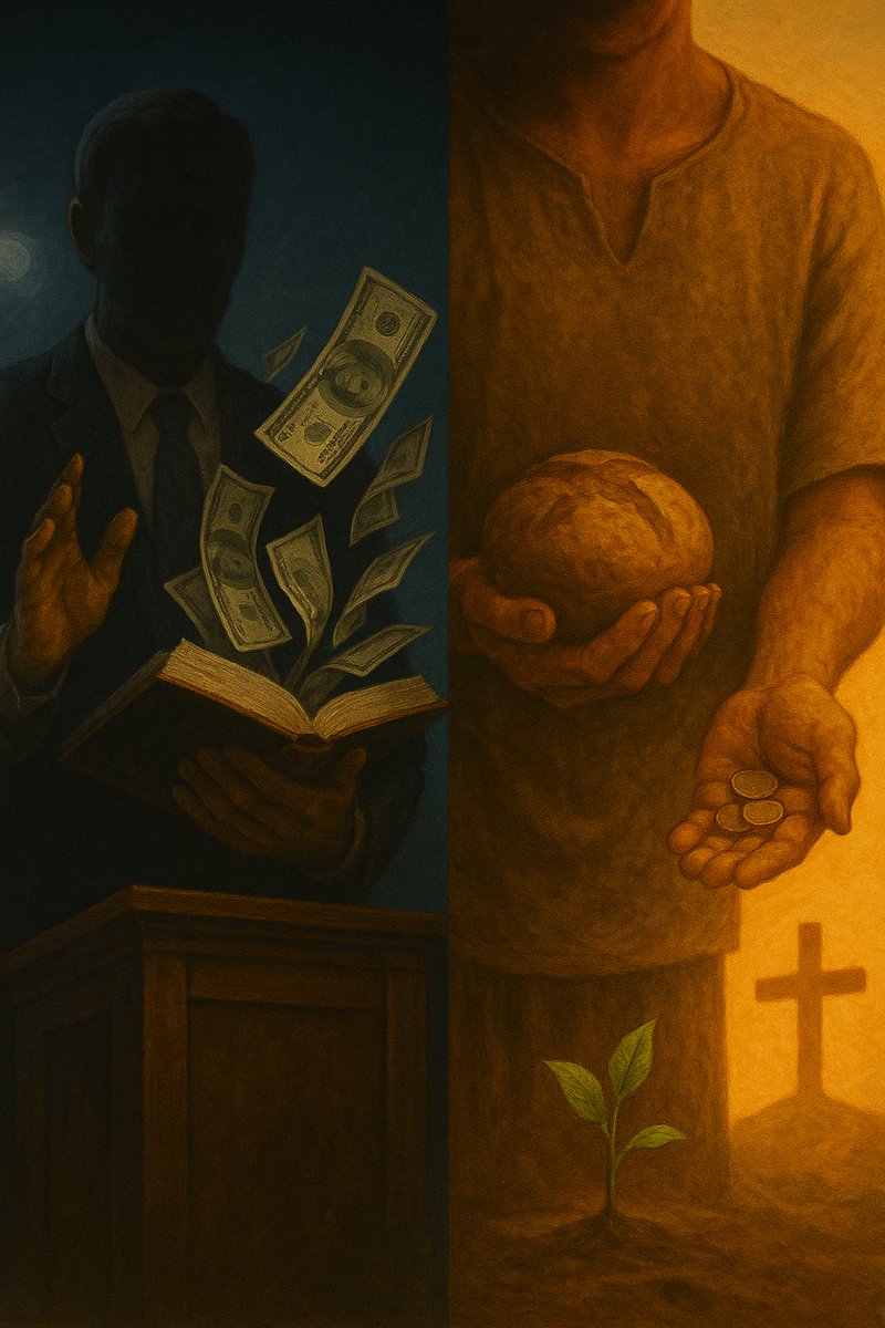 JonathanMurciaD's tweet image. Teología de la Prosperidad.
Reflexión breve.
Mientras más veo mi Biblia, desde el Antiguo Testamento en su literatura hebrea hasta el Nuevo Testamento, sobre asuntos de prosperidad material, más veo un principio, el secreto de la prosperidad es la generosidad. ¡Que paradójico!…
