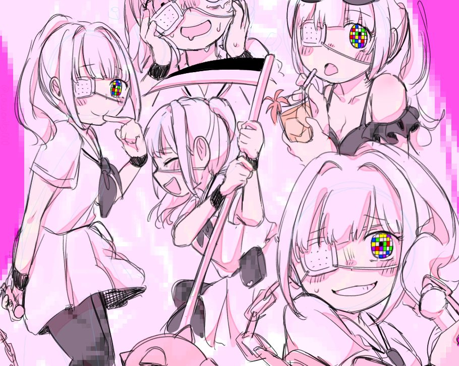 ppuna202384's tweet image. いよガなどの過去絵を発掘したので供養…
1番古いのは2022年とか