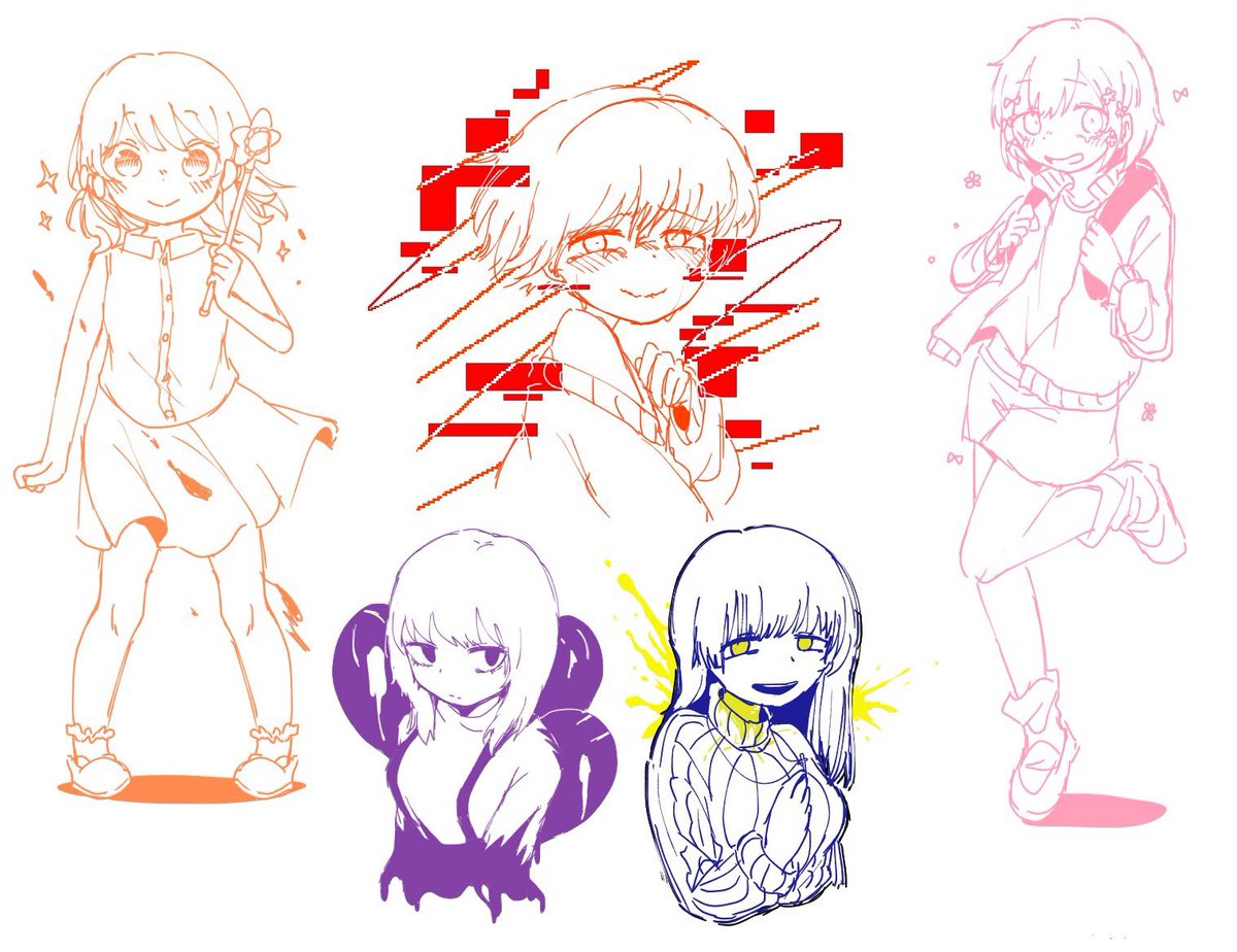 ppuna202384's tweet image. いよガなどの過去絵を発掘したので供養…
1番古いのは2022年とか