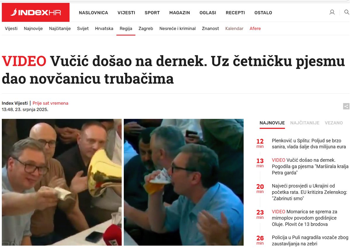 anabrnabic's tweet image. Povodom pisanja hrvatskih medija, moram još jednom da kažem - e, koliko se ponosim time što je predsednik Srbije baš Aleksandar Vučić @avucic!
Koliko i šta je on sve uradio za Srbiju, najbolje govori stepen opsednutosti Hrvata njime... Kakva ih to svemirska frustriranost tera…