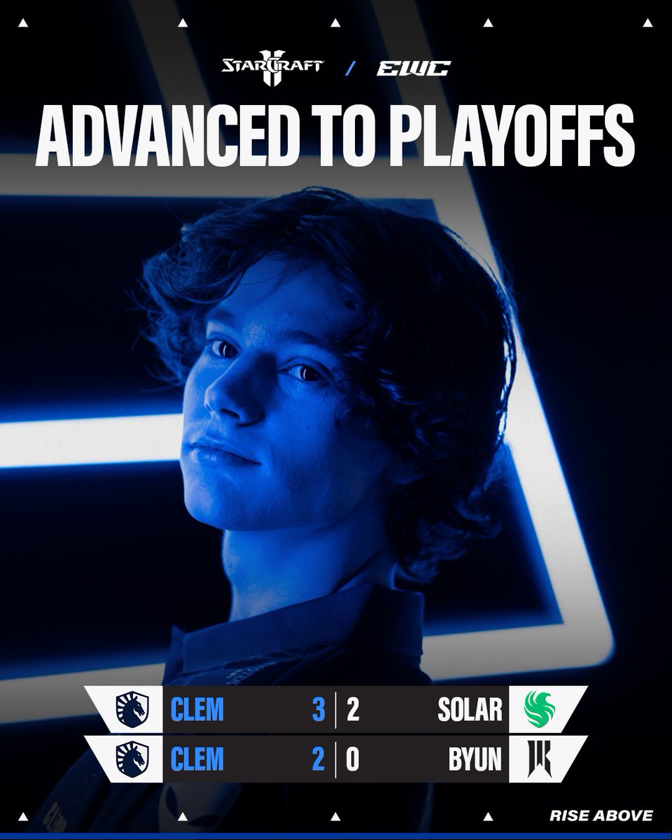 EWC_Extra's tweet image. He was pushed to the brink of defeat but the reigning world champ is through to the playoffs of StarCraft II at EWC 25! 👏👏👏