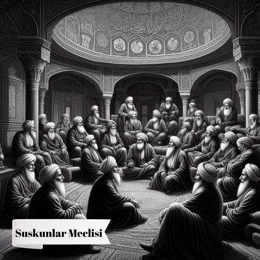 Bir zamanlar bilginler ve şairler, "Suskunlar Meclisi" adıyla bir topluluk oluşturmuşlardı. Üye sayısı 40 kişiydi ve bunu artırmıyorlardı. Üyeliğin ilk şartı çok düşünmek fakat çok az konuşmaktı. 

O zamanlar meşhur şair ve bilgin Molla Câmî, bu meclisin üyeleri arasında olmayı