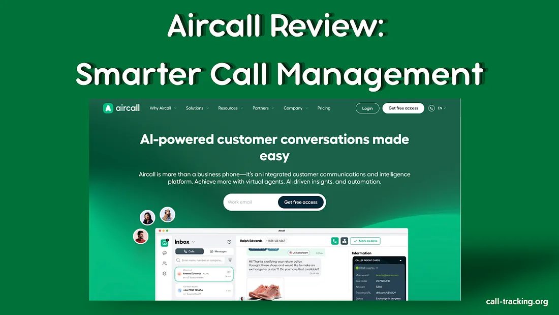tracking_c65837's tweet image. Discover how Aircall powers modern teams with intuitive call management features. 📞⚡ From seamless integrations to real-time analytics, this review breaks down why it’s a top choice for customer-centric businesses.

👉 medium.com/smart-call-cen…

#Aircall #CallManagement #VoIP
