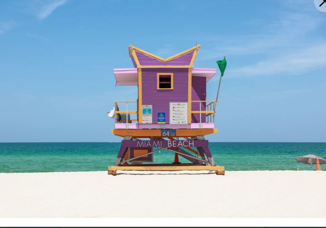 DeanSouthwark's tweet image. I love the Lifeguard Towers on Miami Beach!