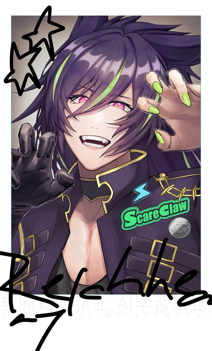 桜木らいあさん主催の #OCGチェキ合同 に参加させていただきました！
ﾄﾞﾙﾊﾟﾛ風味なライヒです🥹💚📸