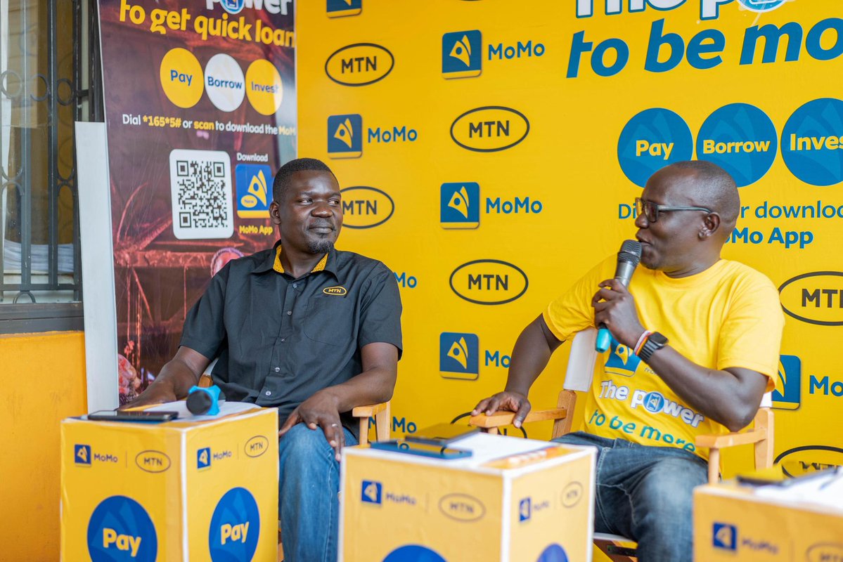 Revnickk's tweet image. The @mtnmomoug team has spent the day in Soroti doing one thing; spreading the gospel of #ThePowerToBeMore which plugs users to all the abilities of #MTNMoMo.