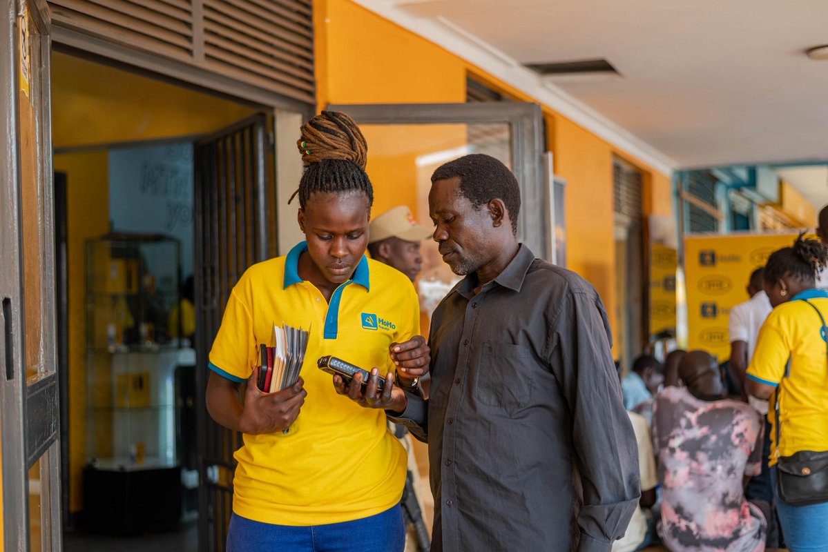 Revnickk's tweet image. The @mtnmomoug team has spent the day in Soroti doing one thing; spreading the gospel of #ThePowerToBeMore which plugs users to all the abilities of #MTNMoMo.