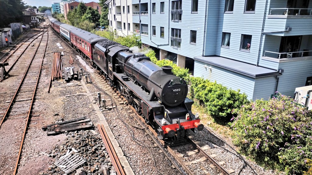 The Dorset Coast Express heads down to Weymouth this afternoon.