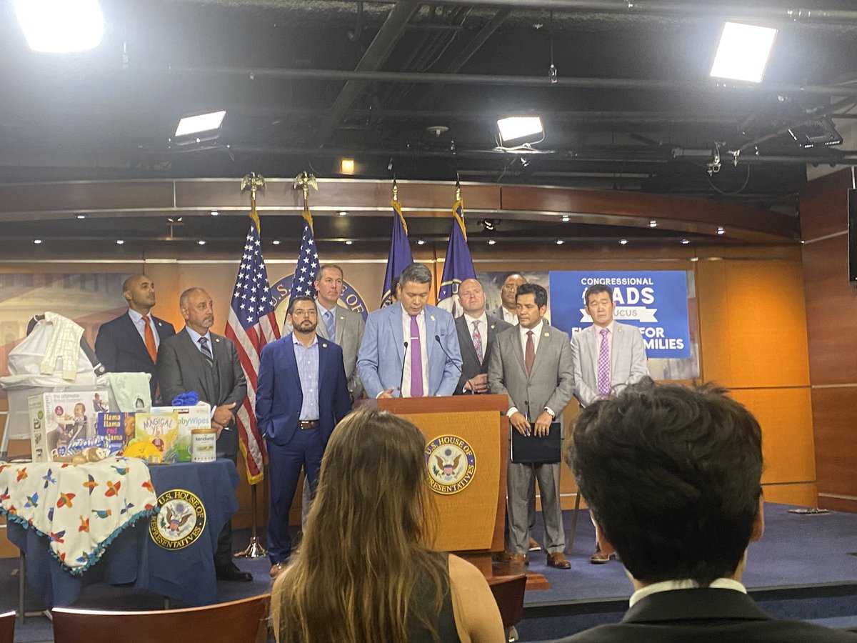 maxcottontv's tweet image. A group of House Democrats known as the Congressional Dads Caucus are holding a press conference today calling on President Trump to remove tariffs on baby products. @GrayDCnews