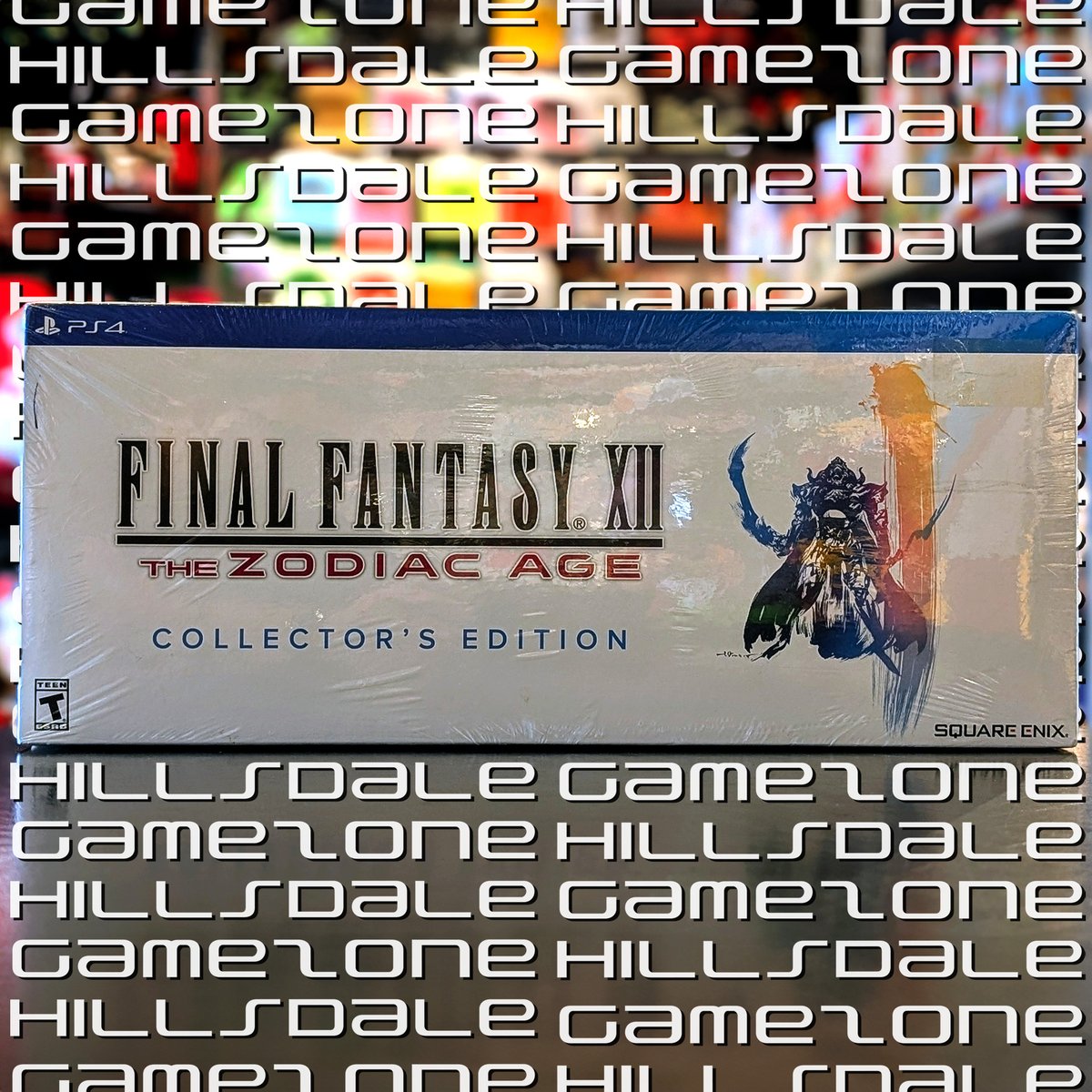 TJI! Final Fantasy XII: The Zodiac Age Collector’s Edition for PS4 — sealed and stunning 🧭⚔️

#FinalFantasyXII #TheZodiacAge #FF12 #FinalFantasyCollector #SquareEnix #PS4 #PlayStation4 #JRPG #SealedGames #VideoGameCollector #FantasyGames #RPGCollection #TheGameZone #HillsdaleNJ